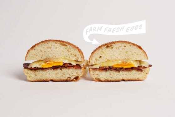 farm fresh egg sandwiches