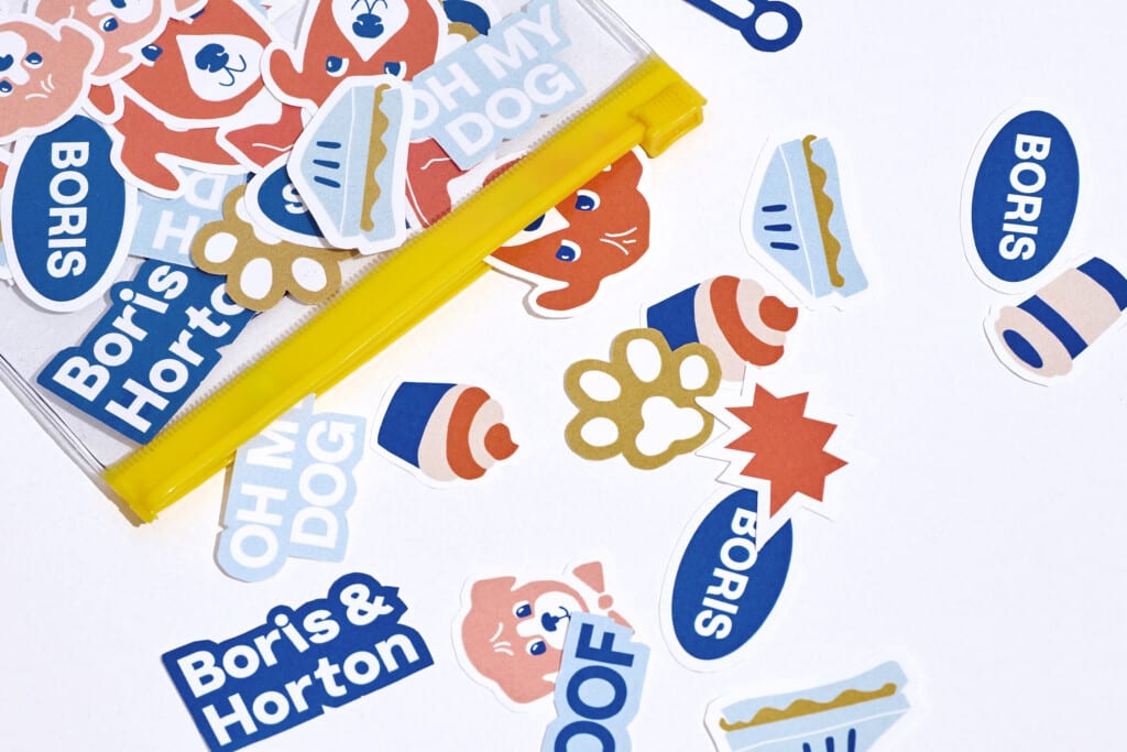 boris & horton branded graphics and stickers