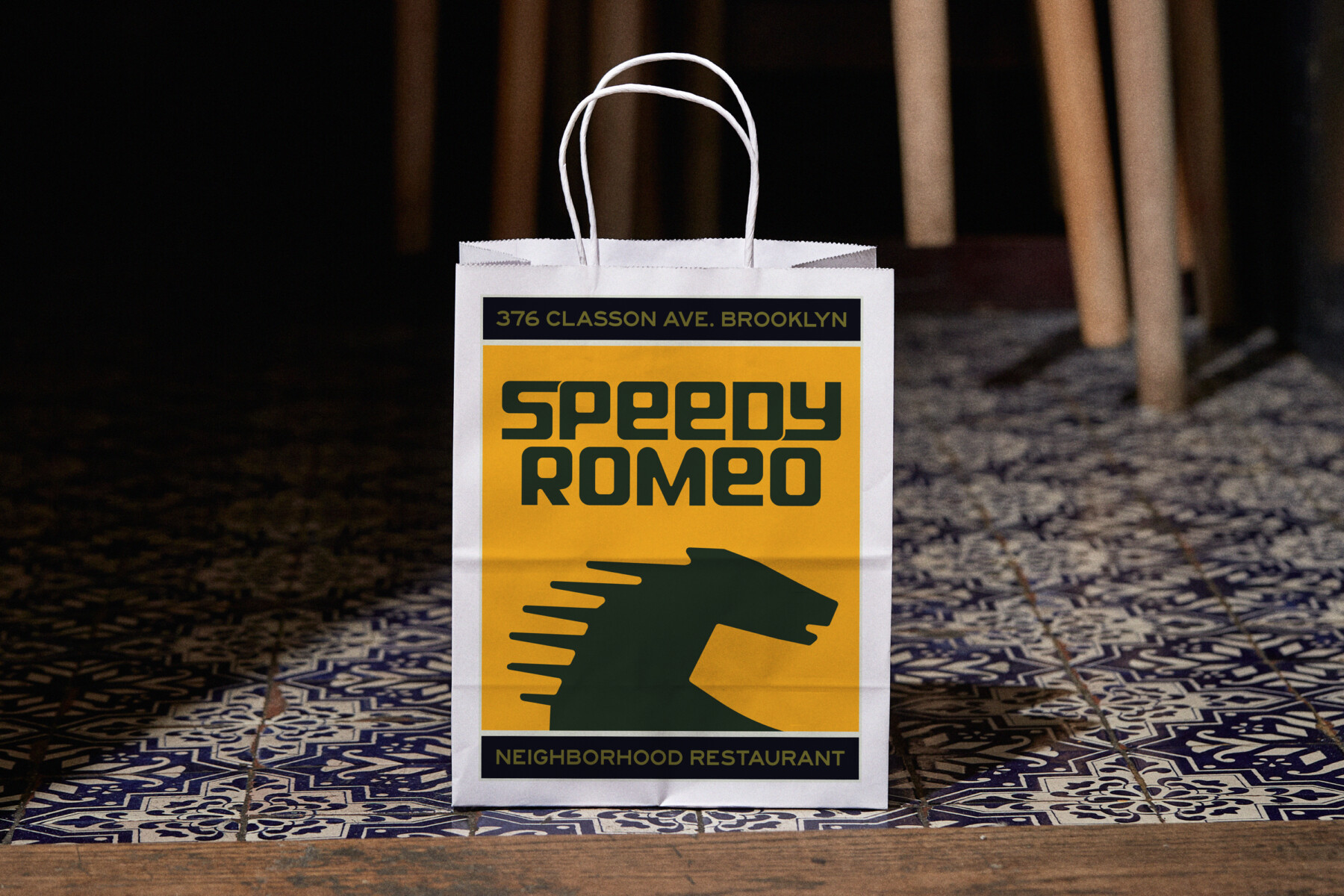 Speedy Romeo Restaurant Branding Menu Design | Saint Urbain
